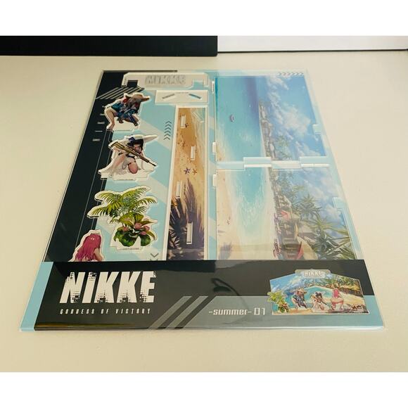 Goddess of Victory: Nikke Diorama Acrylic Stand Summer Force 01 - Picture 2 of 10